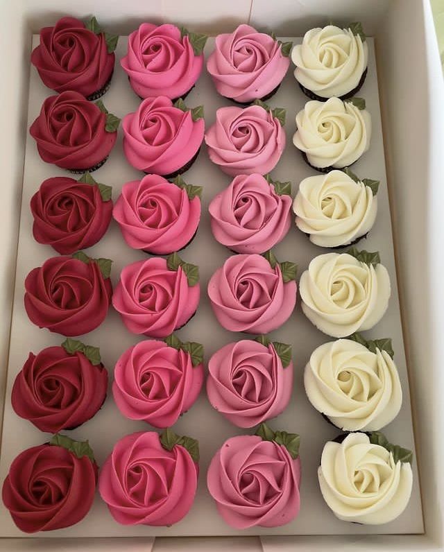 Gül Cupcake Kutusu